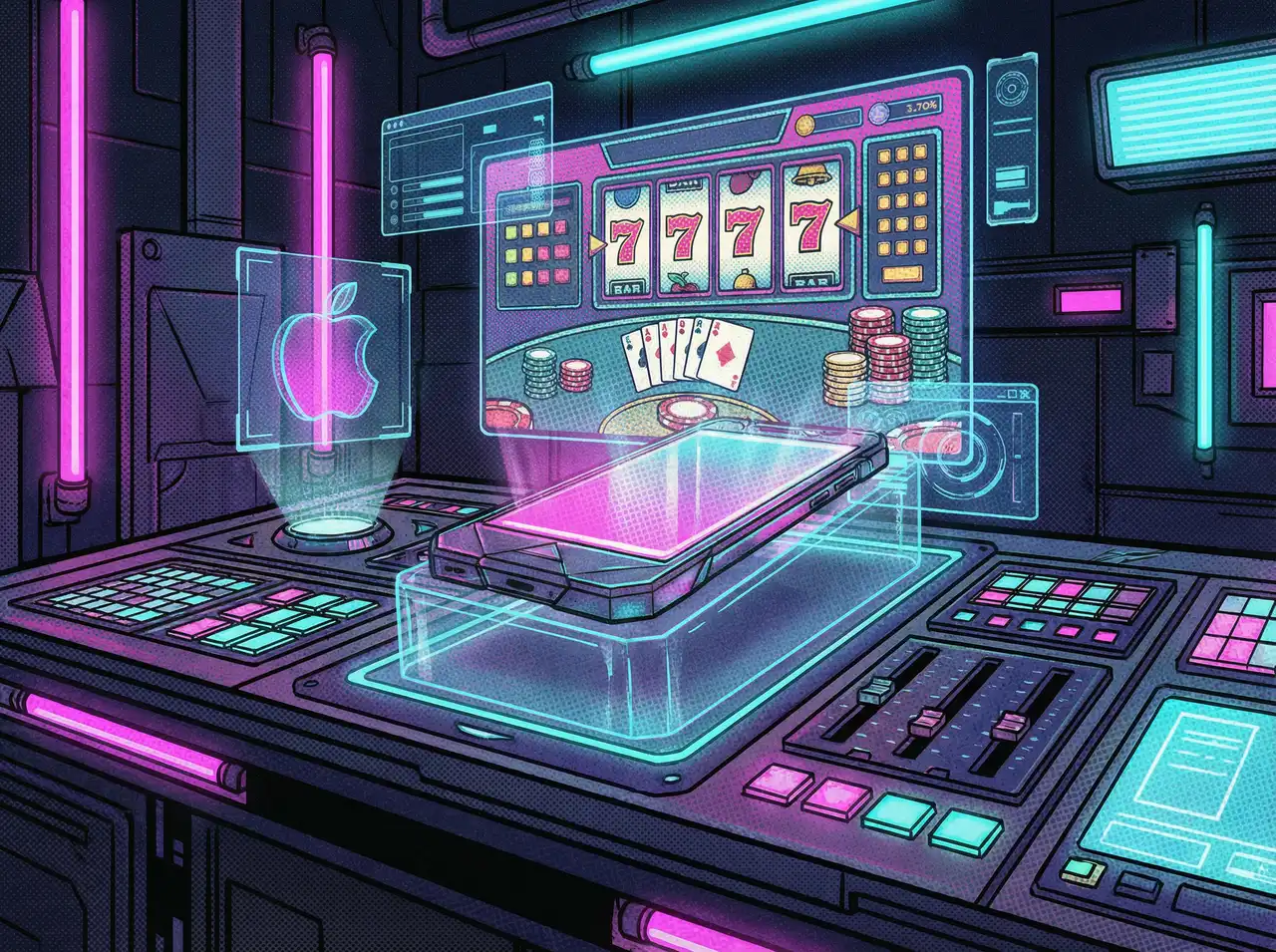 博彩论坛 iOS便携终端界面